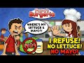 I BANNED Lettuce &amp; Mayo from Papa's Burgeria!