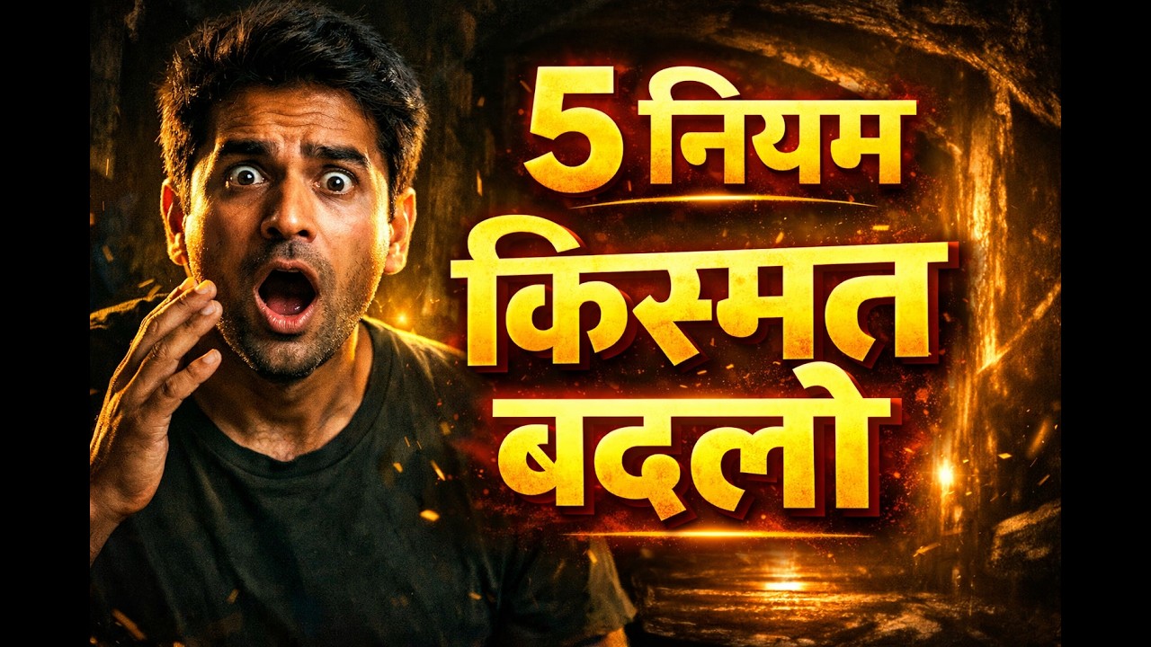 किस्मत बदलने के 5 गुप्त नियम | अमीर लोग रोज करते हैं 😱