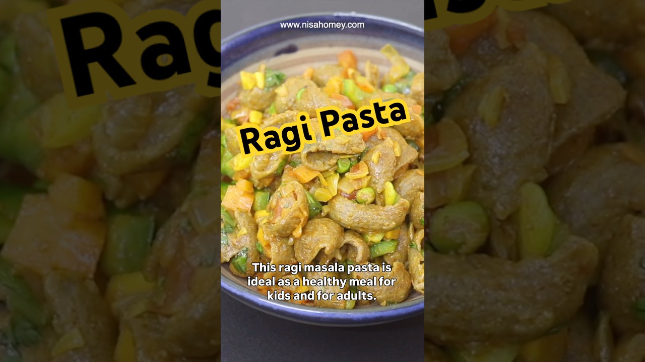 Ragi Pasta Recipe - Finger Millet Pasta - Healthy Pasta Recipes