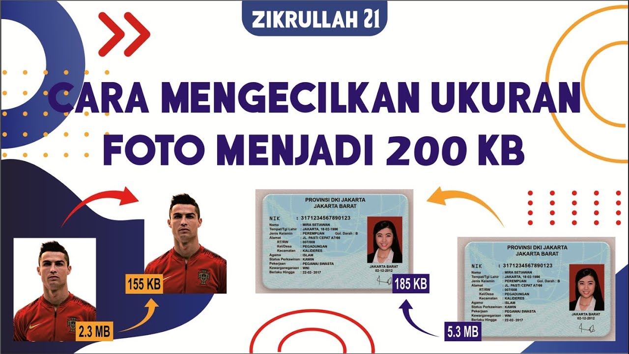 Cara Mengecilkan Ukuran Foto Menjadi 200 Kb / Cara