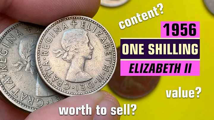 Old Coins 1956 Elizabeth II ONE SHILLING - How muc...