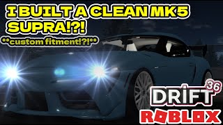 I Built A Clean Mk5 Toyota Supra With Custom Fitment And Its Really Quick 619Hp Roblox Drift36