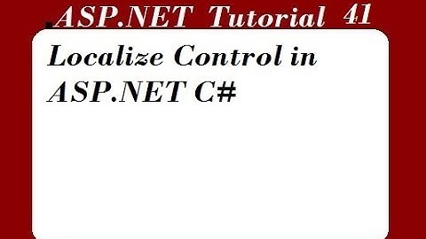 Localize Control in  ASP.NET C#