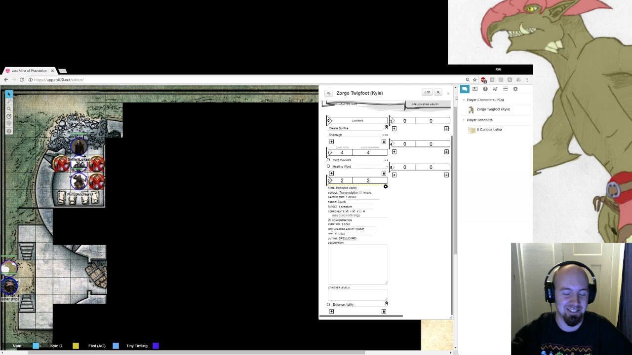 Introducing Falner, the Bugbear Barbarian!
