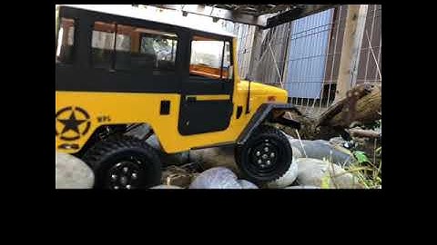 WPL C34 km backyard crawler course