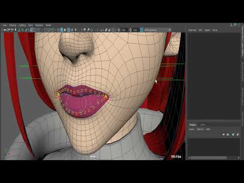 Autodesk Maya Auto Jaw Rig Creator