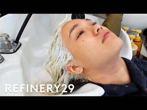 I Bleached My Virgin Brunette Hair Icy Blonde | Hair Me Out | Refinery29
