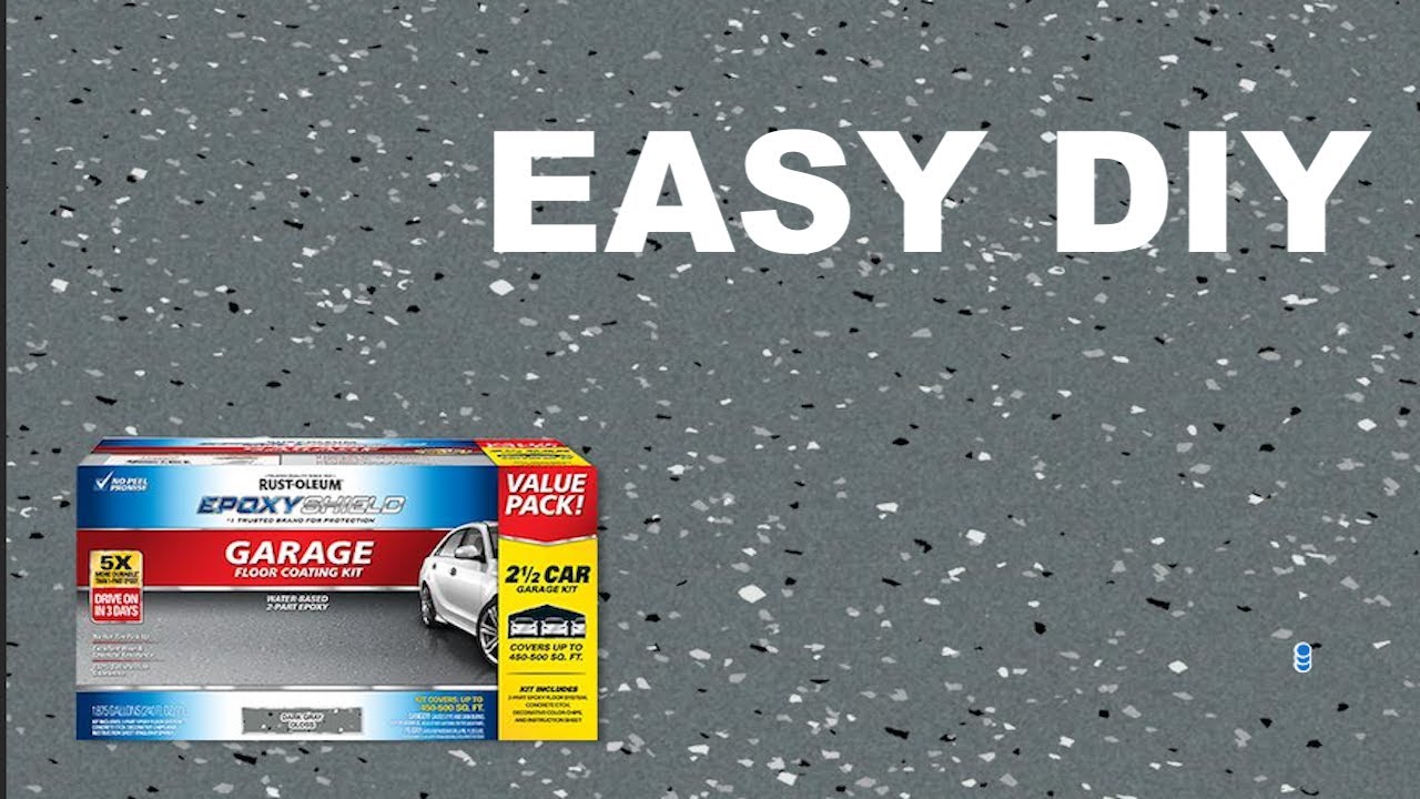 Rustoleum Rock Solid Floor Coating Review After 1 Year YouTube