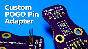 Een POGO-pinadapter voor het programmeren van microcontrollers
