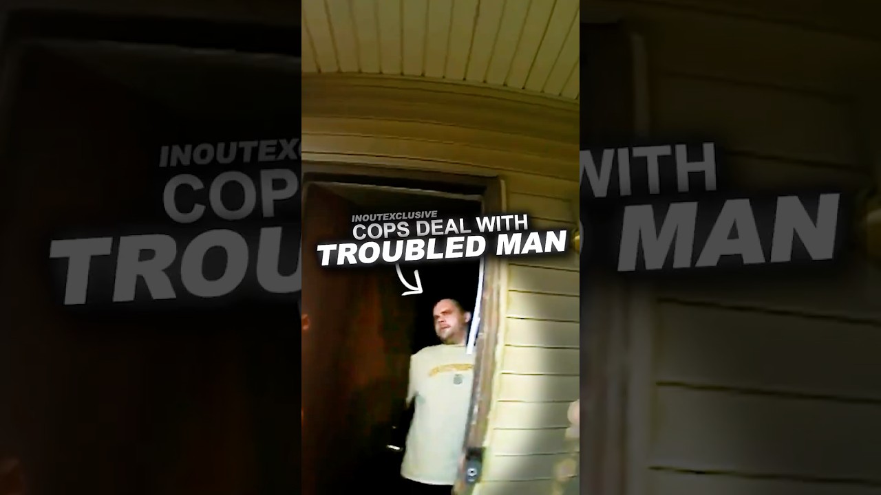 Cops Check In On Tweaking Man