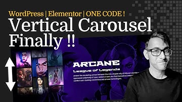 Eenvoudigste verticale carrousel voor WordPress / Elementor