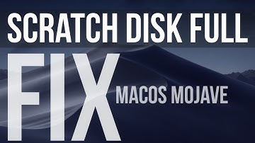 Scratch Disk is Full - FIX - macOS Mojave | How to fix the error & what it means?