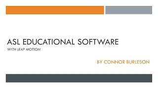 Final ASL Software Presentation - CS 228 Final - Coin Collector Game