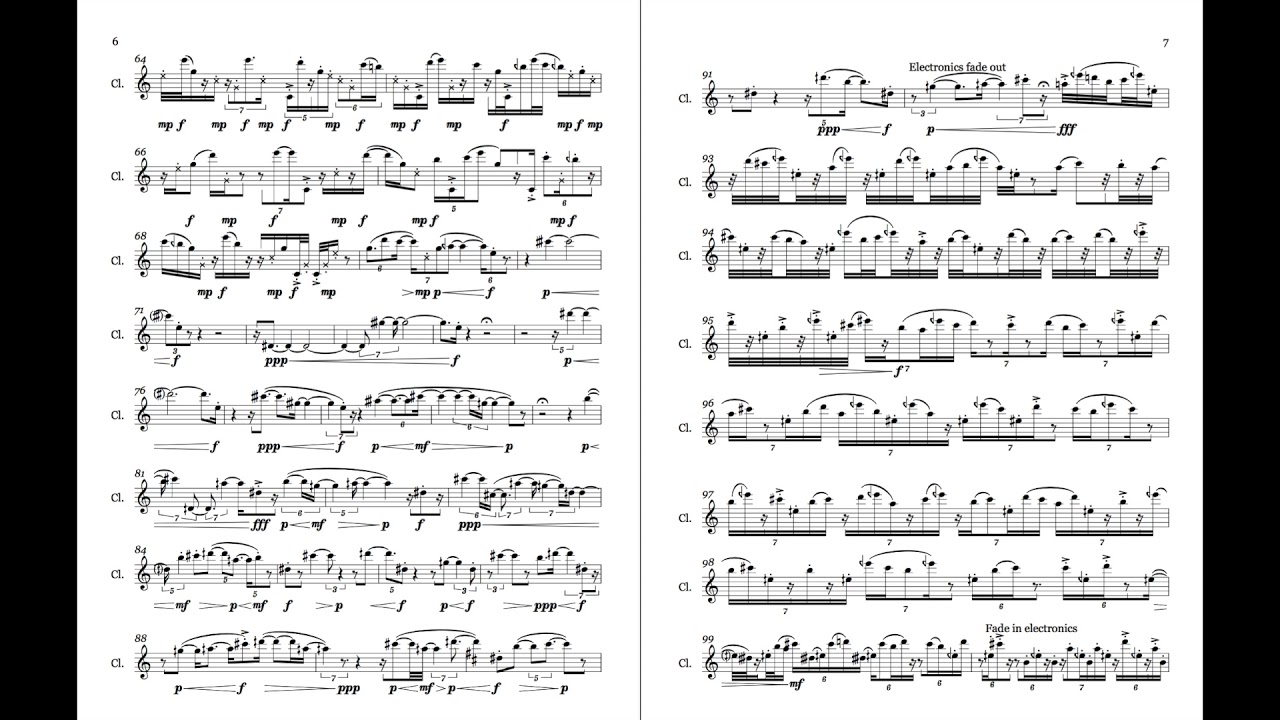 In Transition for Bb Clarinet and Live Electronics