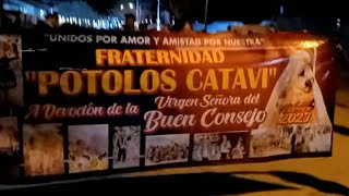 Participación de los Potolos Catavi, residentes #Cataveños en honor a la Virgen del Buen Consejo.