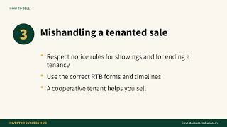 Selling Your Investment Property Avoid These 5 Costly Mistakes