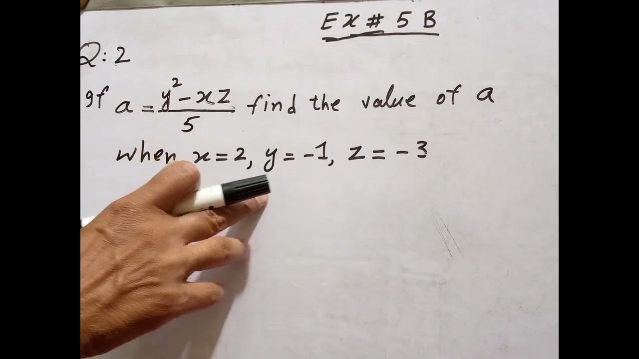 D1 book ch 5 Ex 5b question 1 and 2 complete. - YouTube