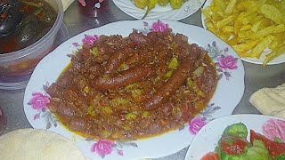 طريقه عمل السجق الاسكندراني بطريقه سهله جدا وسريعه والطعم حكايه