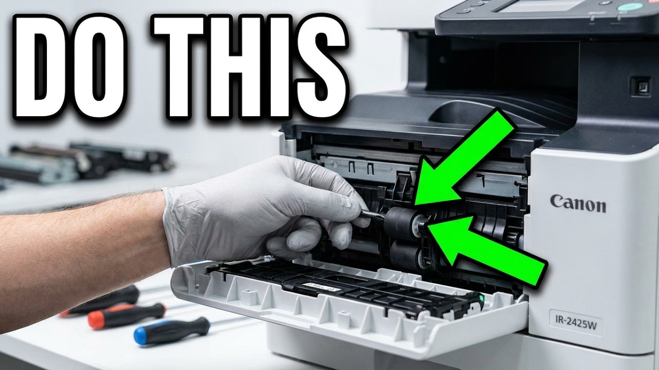100% Fix: Canon IR-2425W Paper Jam Problem (Step-by-Step Guide