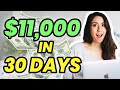 $11,000 in 30 DAYS SELLING DIGITAL PRODUCTS | How to Make Money Selling Digital Products Online