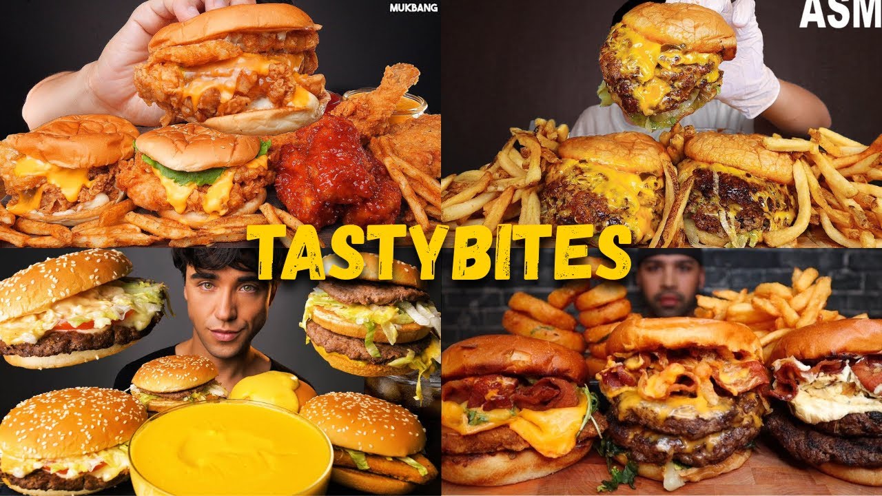 TOP 4 BURGER Eating CHALLENGES You Can't IGNORE