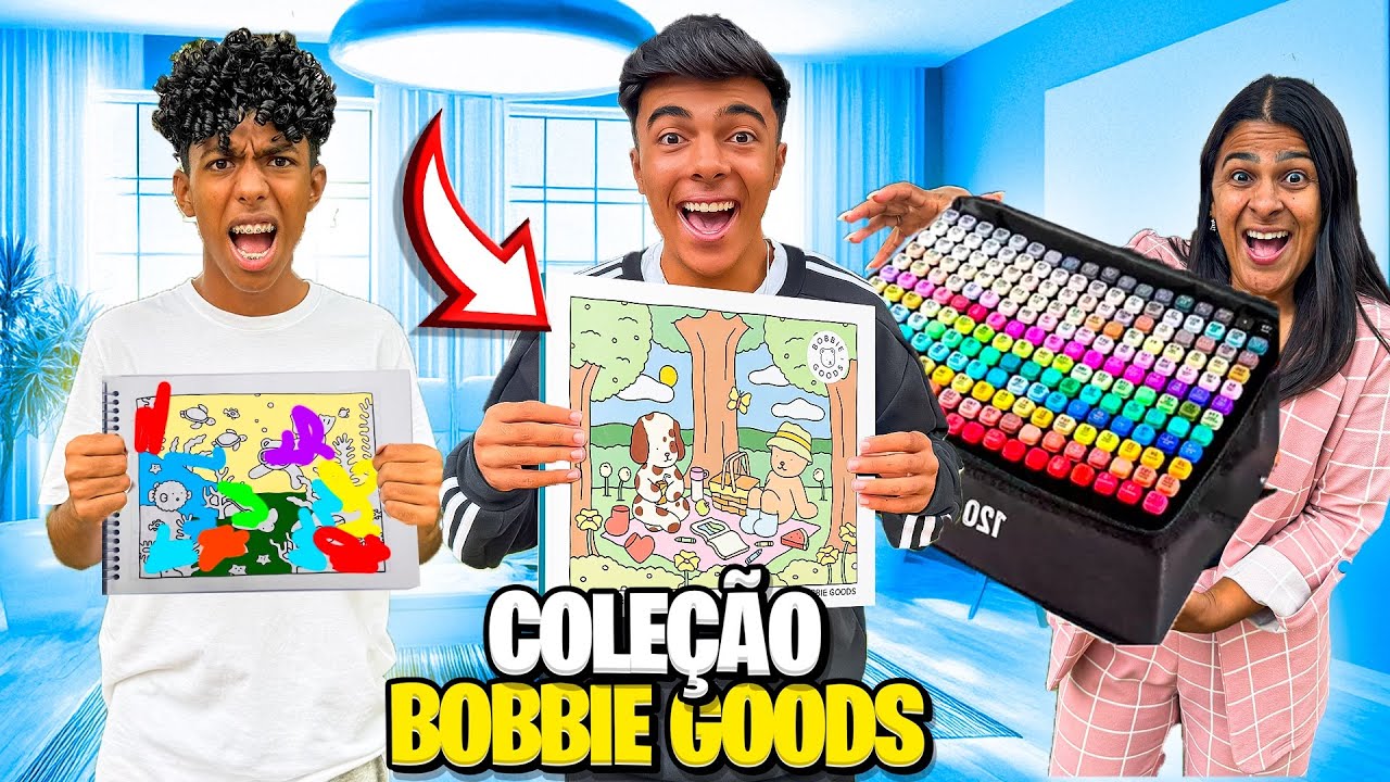 DESAFIO DO BOBBIE GOODS/ MOSTREI MEUS DESENHOS! *Estevão e Gabriel