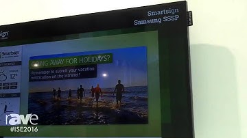 ISE 2016: Smartsign Explains a Digital Signage Solution