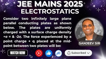 Consider two infinitely large plane parallel conducting plates as shown below. The plates are