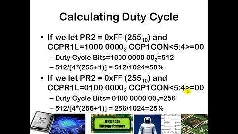 Pulse Width Modulation and Motor Control with a PIC microcontroller