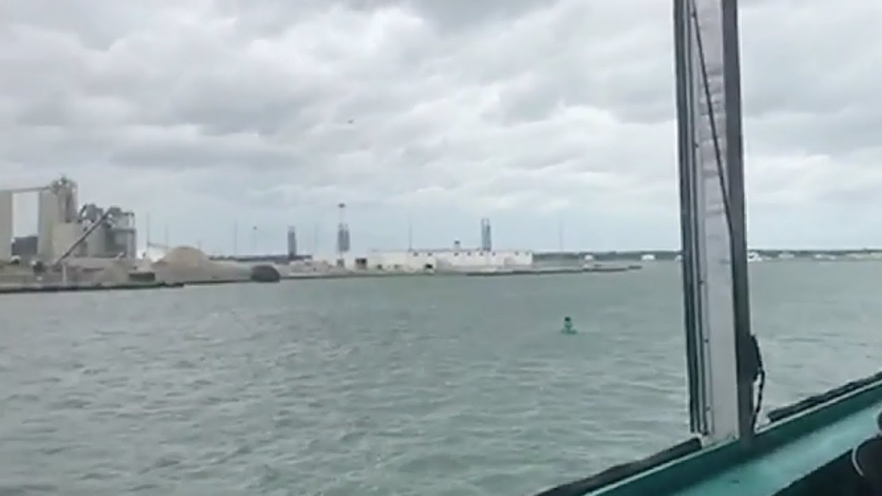 newspaper mockup Cruise ship updates with Dorian passing by