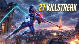 Widowmaker 27 KILLSTREAK ( felt like CHEATING! )