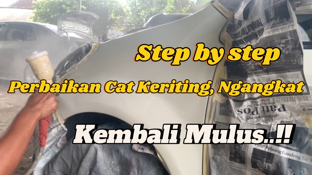 Sudah Dikerjakan Sesuai SOP, Nyatanya Cat Lama Masih Ngakat & Keriting Masee. Auto Puyeng..!!!