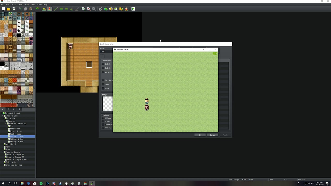 RPG Maker MV Crossfade Audio Test