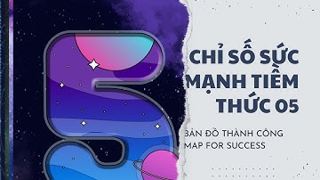 Chỉ Số Sức Mạnh Tiềm Thức 5 Bản Đồ Thành Công Map For Success | Kaizen Bản Thân
