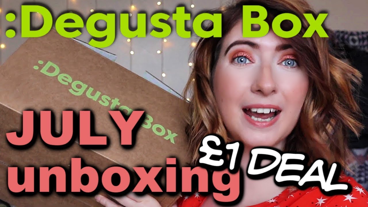 DEGUSTABOX JULY 2019 UNBOXING FOOD SUBSCRIPTION BOX