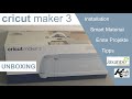 Cricut Maker 3 Unboxing und meine ersten Projekte