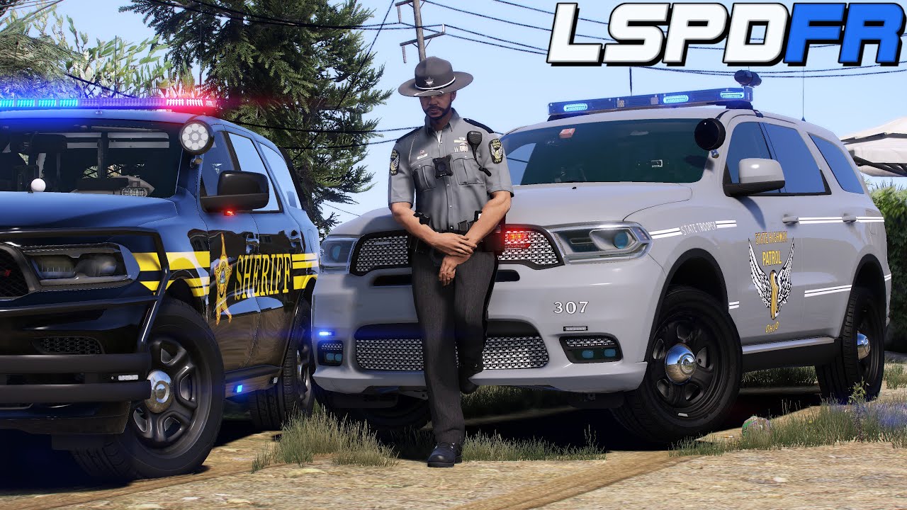 GTA 5 LSPDFR | Dirtbike Takes Off From State Trooper | Ohio State Highway Patrol | 