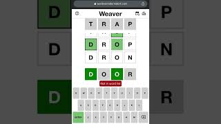 Weaver - Wordle Ladder - How To Play Weaver Word Game - Today's Weaver Solution for August 9 #weaver screenshot 5