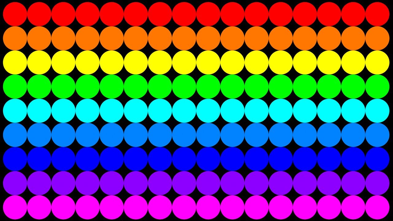 9 Colors PaintBall Thing Marble Race ASRM in Algodoo