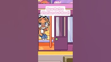 🤩Metro Station Update OUT NOW!! 🚉 | AVATAR WORLD UPDATE💕 #shorts #avatarworld #tocaboca