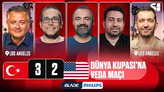 🇹🇷 Türkiye 3-2 ABD 🇺🇸 Maç Sonu, Turnuvadaki Son Maçta Galibiyet | Los Angeles'a Canlı Bağlantılar