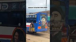 Maanadamano paralyses movement in Thika Road. #youtubeshorts #trending #fuelprices #kenya #ruto