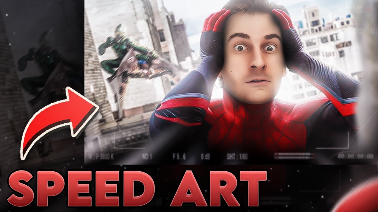 Speed Art #23. Thumbnail Gamer do Homem Aranha pelo Celular (IbisPaint X) - Ipoa dzn