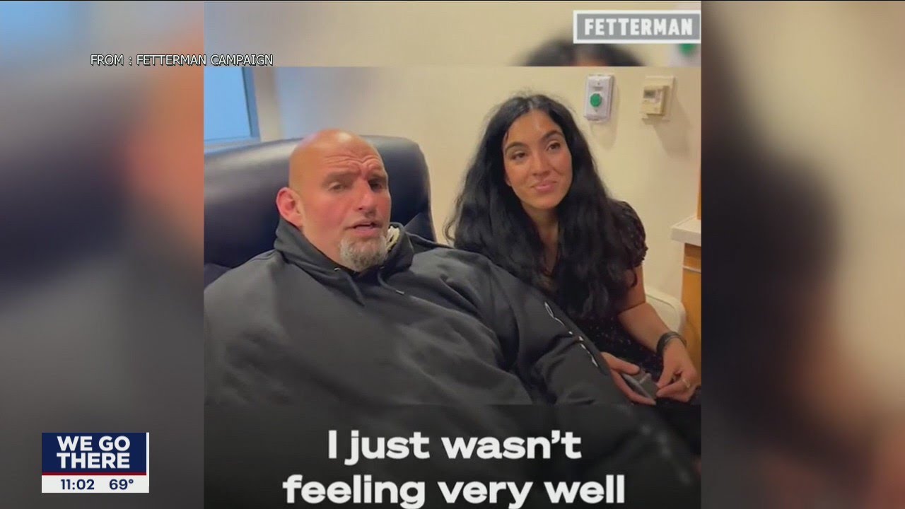 Pennsylvania Senate candidate John Fetterman says he had a stroke