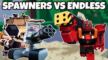 ALL SPAWNER TOWERS vs ENDLESS MODE in Roblox Tower Defense X (TDX)