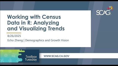 Toolbox Tuesday: Working with Census Data in R: Analyzing and Visualizing Trends