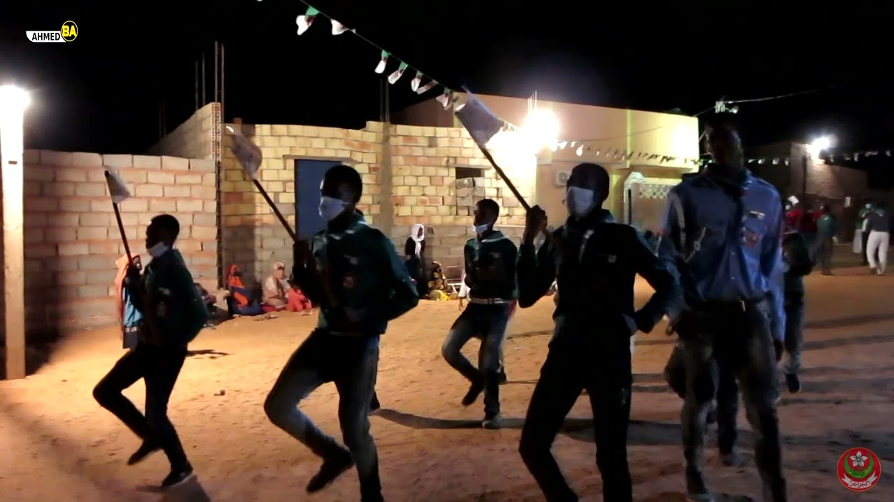 الكشافة الإسلامية الجزائرية استعراض فوج الابداع الكشفي رقان