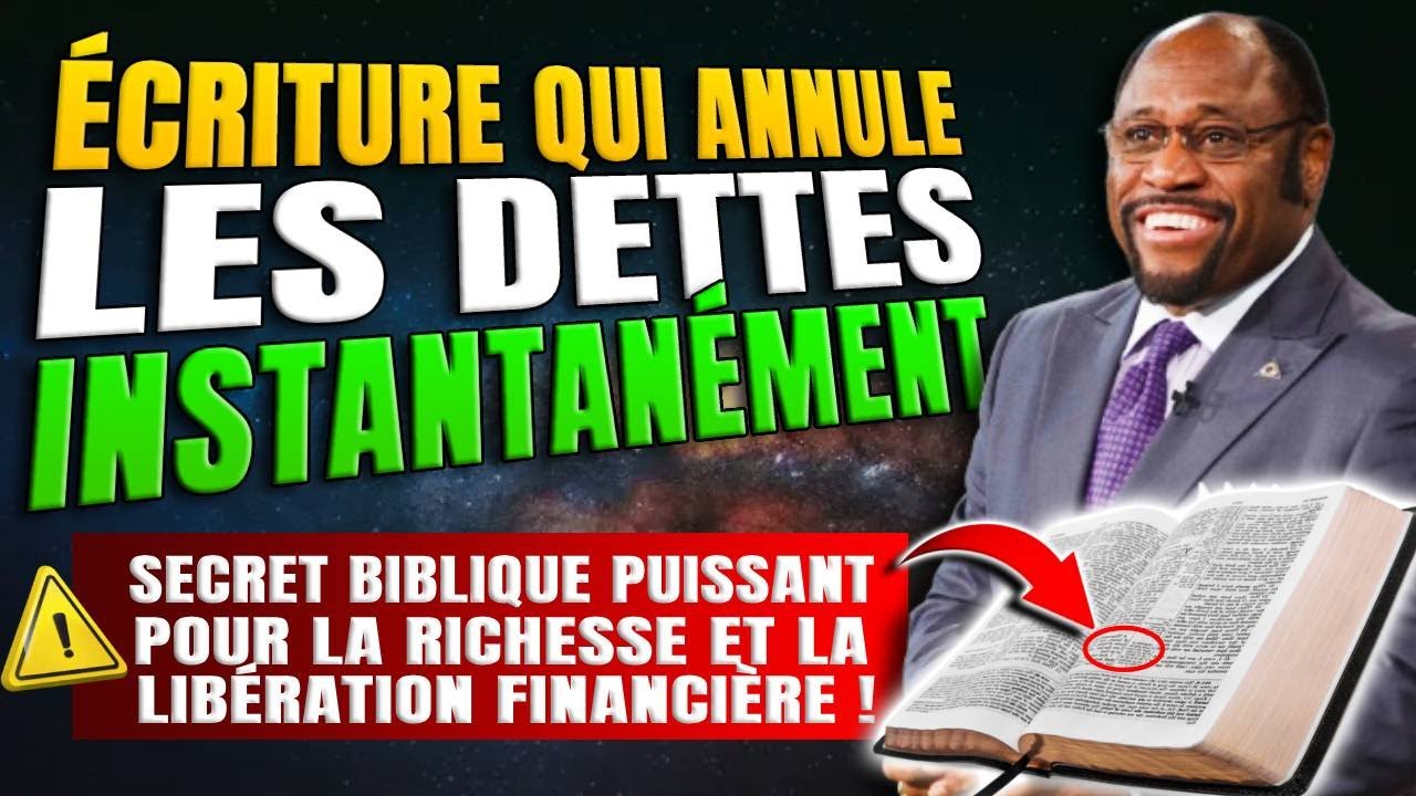 URGENT : J’ÉTAIS ENFONCÉ DANS LES DETTES JUSQU’À CE QUE JE PRIE CETTE ÉCRITURE INTERDITE DE LA BIBLE