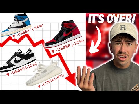 The Sneaker Market CRASH.. (How To NOT Lose Money)