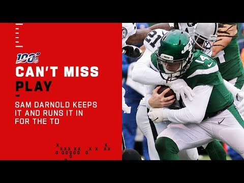 Sam Darnold Makes Gruden Mad with the QB Keeper